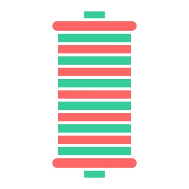 İplik. Web simgesi basit illüstrasyon