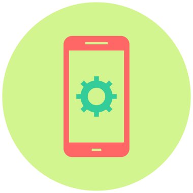 mobil uygulama vektörü simgesi modern basit tasarım