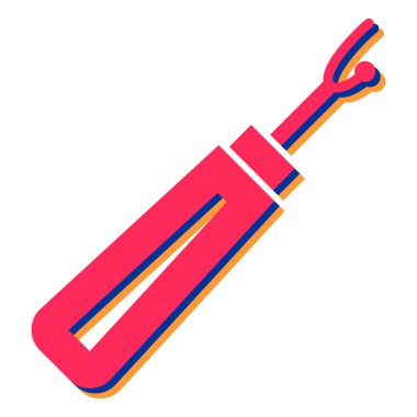 Tek ve güzel bir ikonun vektör çizimi