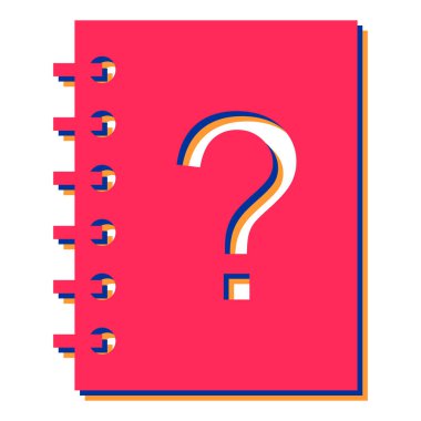 Soru işareti simgesi. Web tasarımı için t harfi vektör simgelerinin düz çizimi