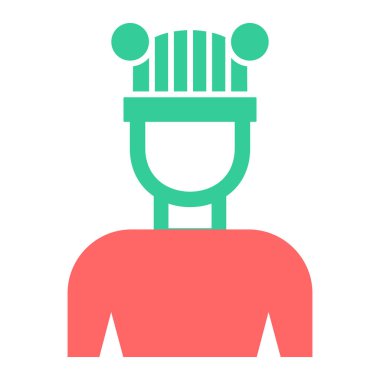 Basit vektör illüstrasyonu, web simgesi 