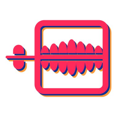 yiyecek simgesi, vektör illüstrasyonu basit tasarım 