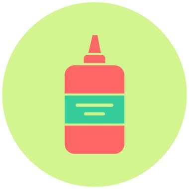 Yapıştırıcı. Web simgesi basit illüstrasyon