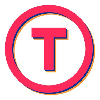  yol işareti web simgesi basit tasarım illüstrasyonu