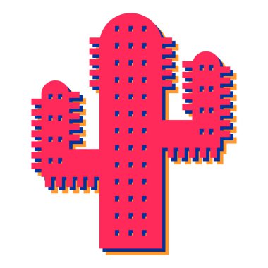 Modern b 'nin vektör illüstrasyonu bir binanın ikonundan yoksun