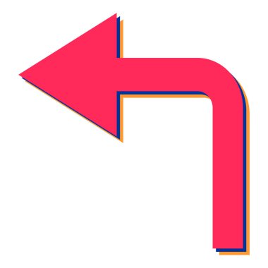 Ok. Web simgesi basit illüstrasyon