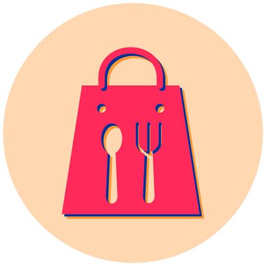 Alışveriş çantası. Basit tasarım