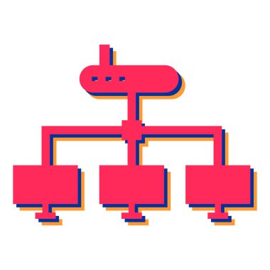 ağ vektör illüstrasyonu