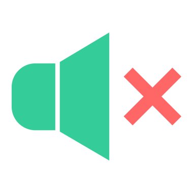 ses simgesi vektör illüstrasyonu