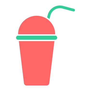 Kokteyl. Web simgesi basit tasarım