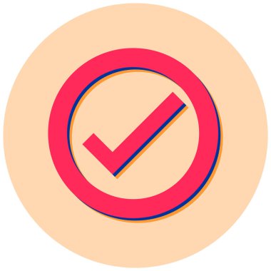 Bir işaretleme simgesinin vektör illüstrasyonu