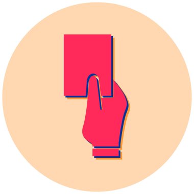 Kalem ve vektör illüstrasyonlu el ele kağıt kartı