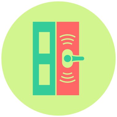 Cep telefonu. Web simgesi basit illüstrasyon