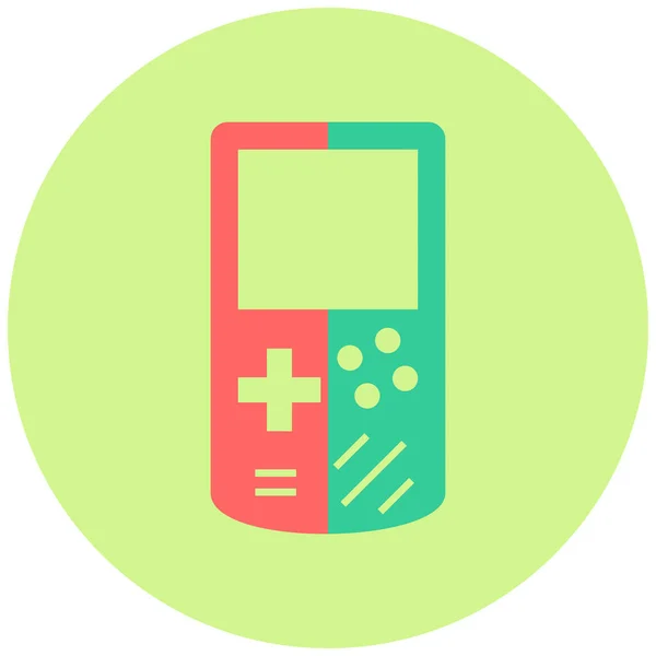 Icône Web Gameboy Design Simple — Image vectorielle