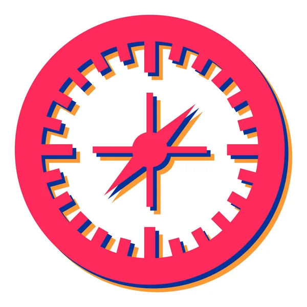 Ilustración Vectorial Icono Reloj — Archivo Imágenes Vectoriales
