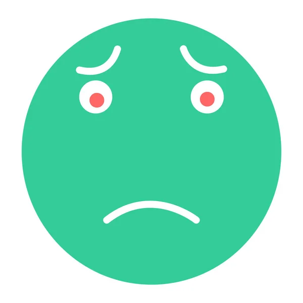 Εικονίδιο Emoji Διανυσματική Απεικόνιση Απλό Σχέδιο — Διανυσματικό Αρχείο