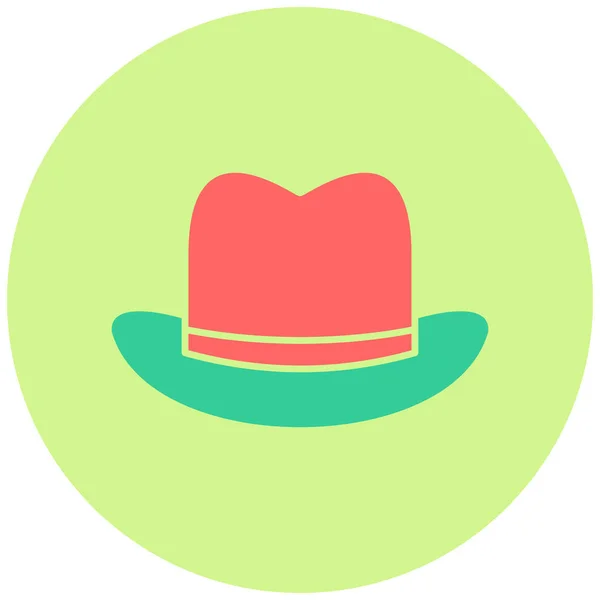 Chapeau Illustration Vectorielle Icône Web — Image vectorielle