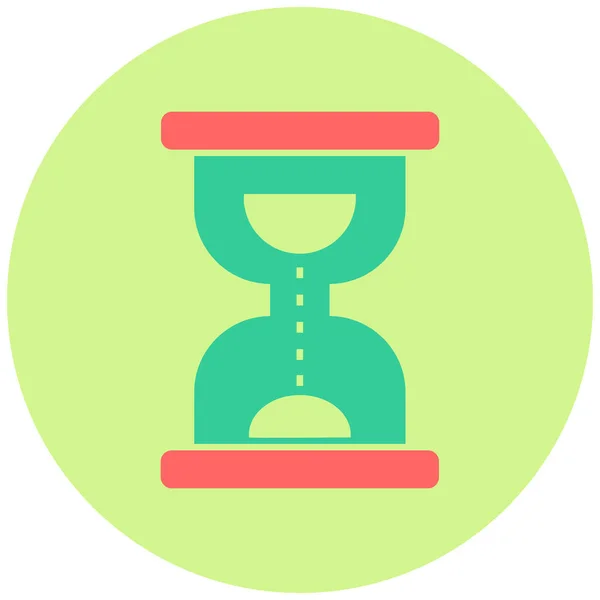 Hourglass Flat Vector Icon — Stock Vector