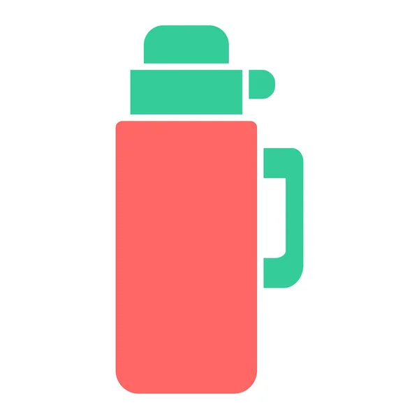 Μπουκάλι Νερό Απλή Απεικόνιση — Διανυσματικό Αρχείο