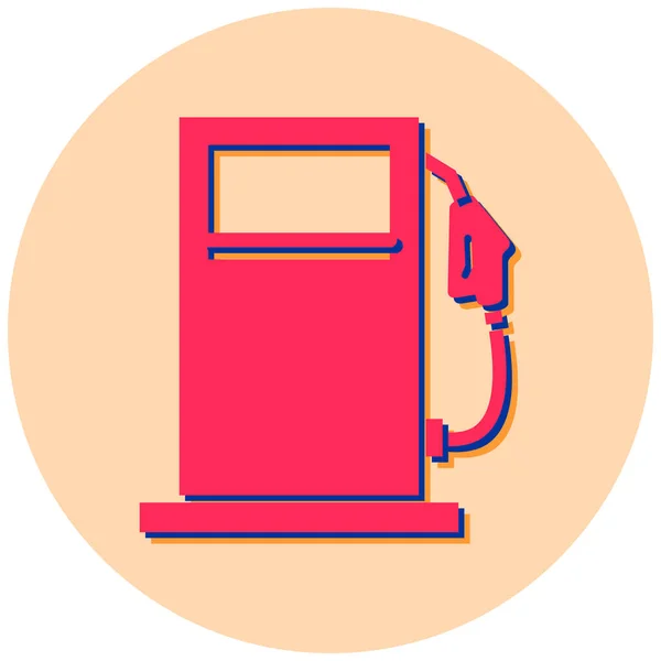 Gasolinera Icono Web — Vector de stock