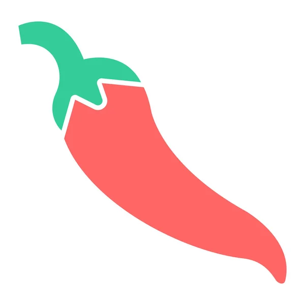 Chili Pepper Design Simples — Vetor de Stock