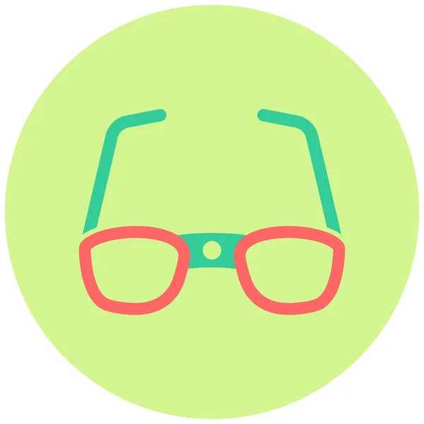 Gafas Icono Web Ilustración Simple — Archivo Imágenes Vectoriales