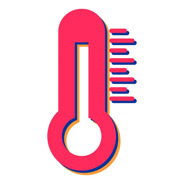 Thermometer Icon Vector Illustration — Stock Vector