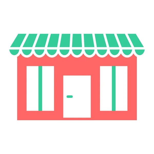 Store Shop Icon Vector Illustration Design — Stock Vector