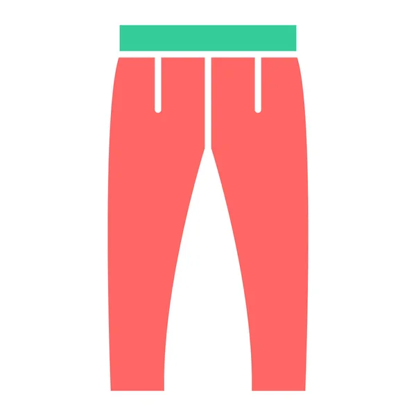 Broek Web Icoon Eenvoudige Illustratie — Stockvector