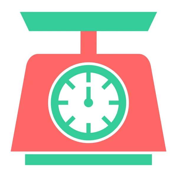 Horloge Icône Web Design Simple — Image vectorielle