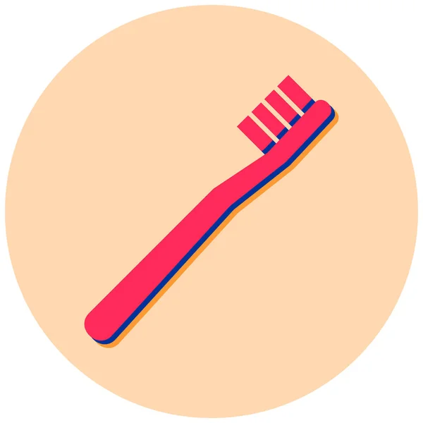 Brosse Dents Icône Web Illustration Simple — Image vectorielle