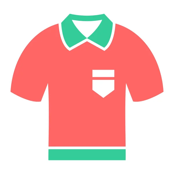 Camisa Icono Web Diseño Simple — Vector de stock