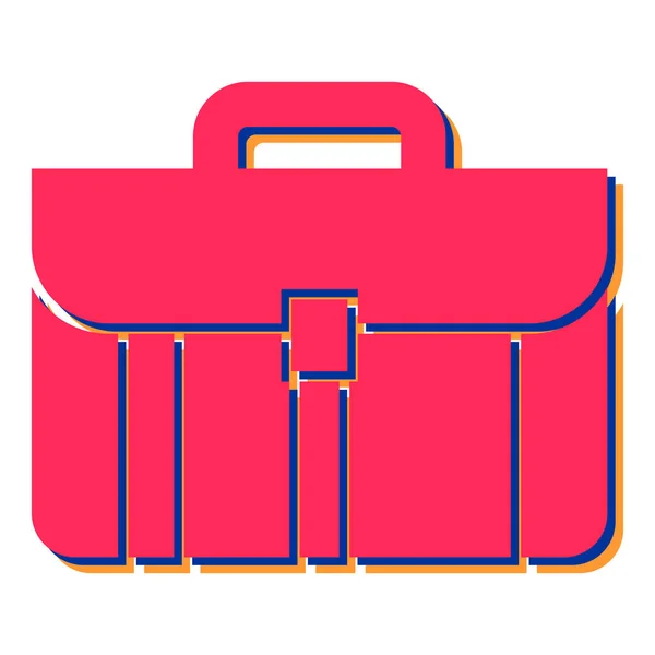 Briefcase Icon Simple Illustration Suitcase Vector Icons Web Design Isolated — Stock vektor