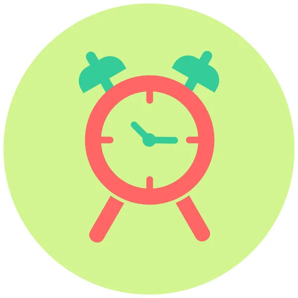 Table Clock Icon Vector Illustration - Stok Vektor