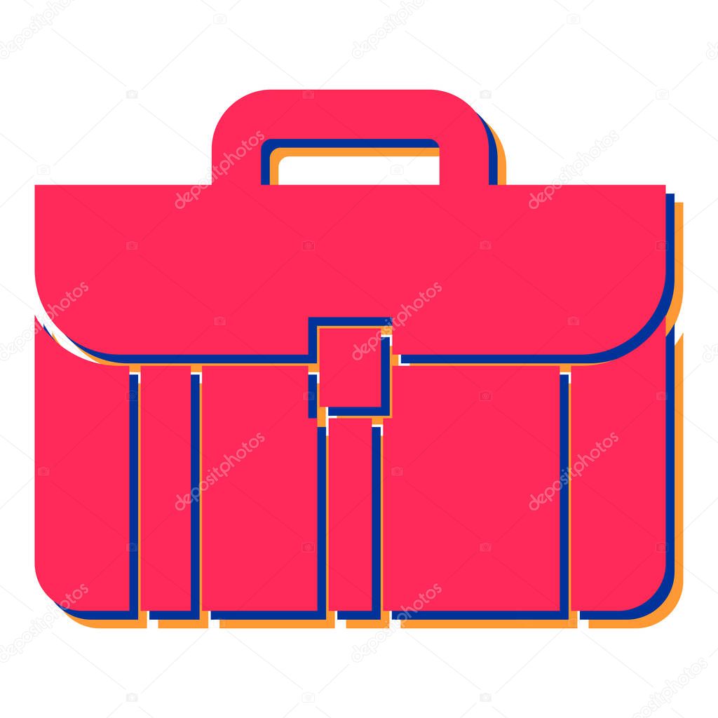 briefcase icon. simple illustration of suitcase vector icons for web design isolated on white background