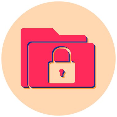 Dosya. Web simgesi basit illüstrasyon