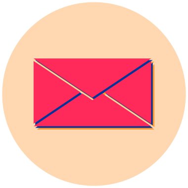 E- posta simgesi vektör illüstrasyonu