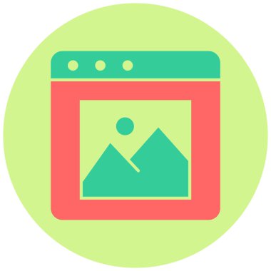 Web tasarım vektörü simgesi