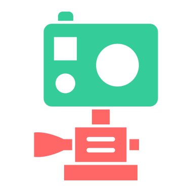 kamera simgesi vektör illüstrasyonu