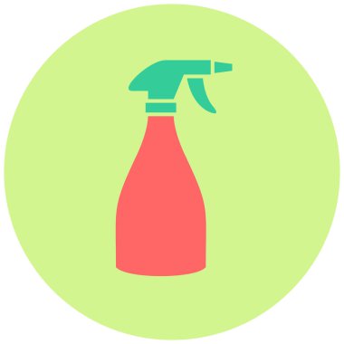 Sprey şişe. Web simgesi basit tasarım