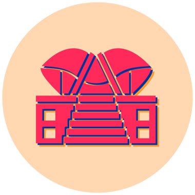 Bina. Web simgesi basit tasarım