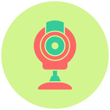 Web kamerası. Web simgesi basit tasarım