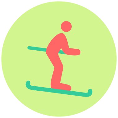 Kayak. Web simgesi basit illüstrasyon