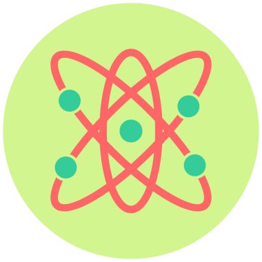 atom. Web simgesi basit tasarım