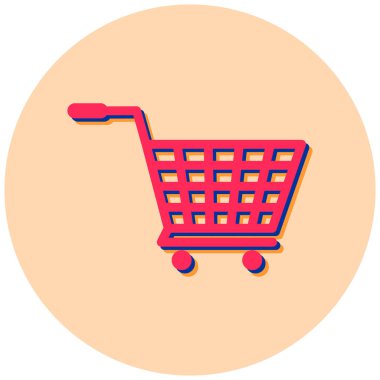 Alışveriş arabası. Basit tasarım