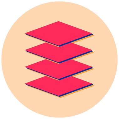 bir ağacın düz simgesi