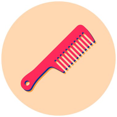 Tarak düz vektör simgesi