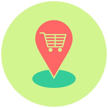 Alışveriş yeri. Basit tasarım