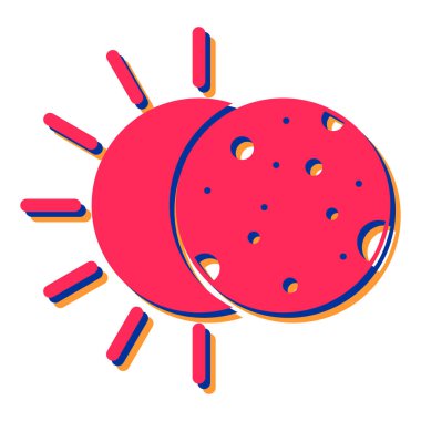 Tatlı bir çizgi film çöreğinin vektör çizimi