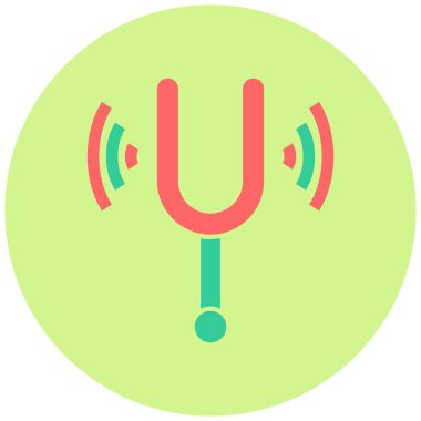 Akort Çatalı. Web simgesi basit illüstrasyon